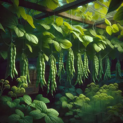 Burpee's Stringless Green Pod growing in a garden