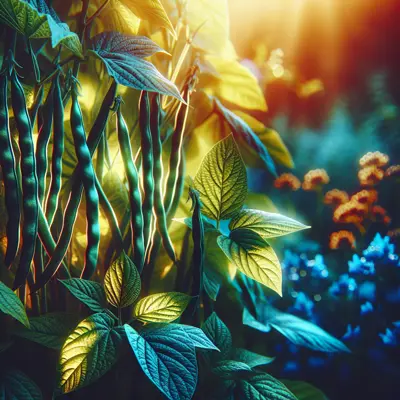 Bush Blue Lake 274 growing in a garden