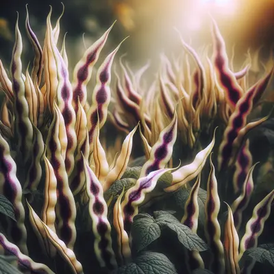 Dragon Tongue growing in a garden