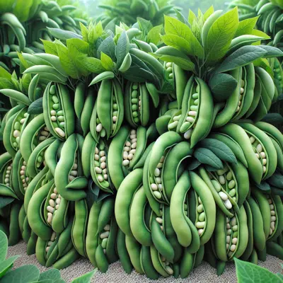 Henderson Bush Lima growing in a garden