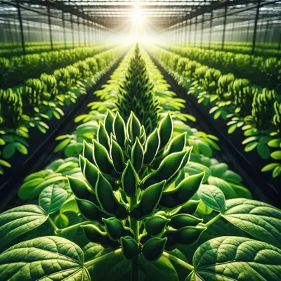 Jade Bush Bean plant