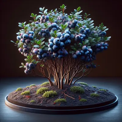 Northland Blueberry growing in a garden