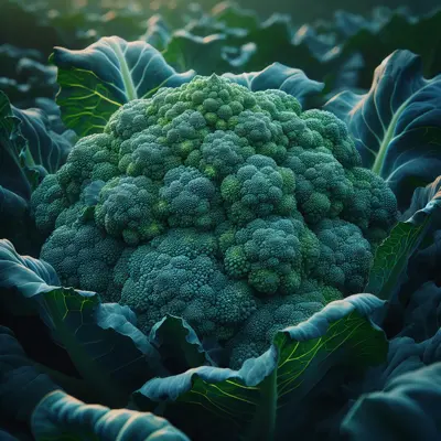 Burpee Hybrid Broccoli growing in a garden