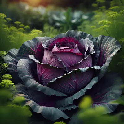 Detroit Dark Red growing in a garden