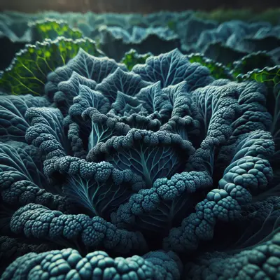 Dinosaur Kale growing in a garden