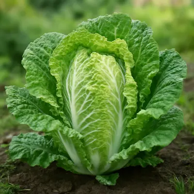 Haku brassica growing in a garden