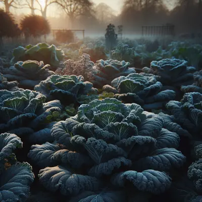 Lacinato Kale growing in a garden