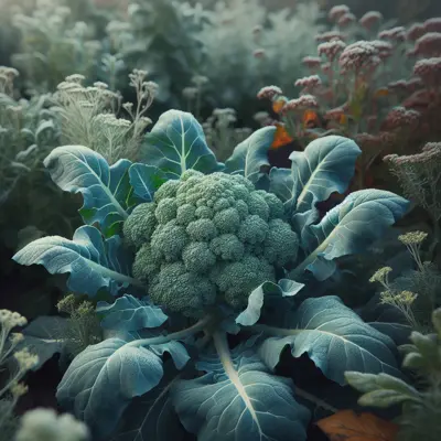 Waltham 29 Broccoli growing in a garden