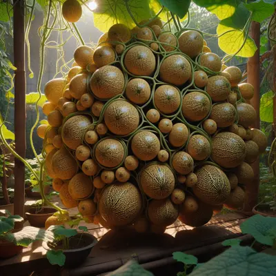 Poona Kheera growing in a garden