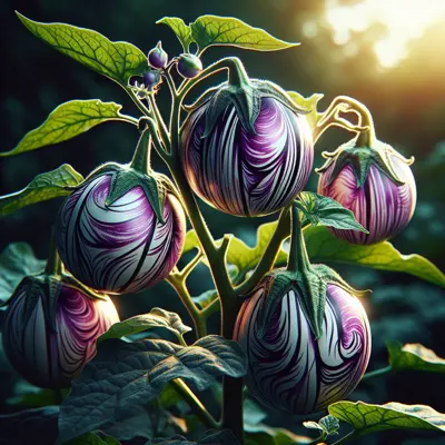 Graffiti F1 eggplant variety