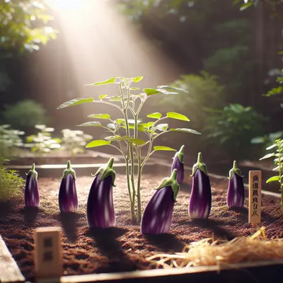 Ichiban growing in a garden