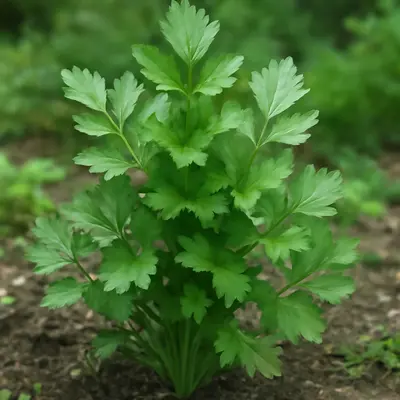 Kelvin herb growing in a garden
