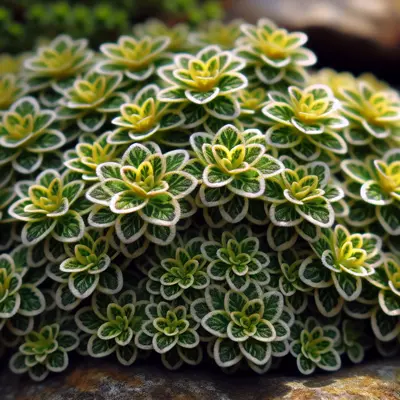 Lemon Thyme growing in a garden