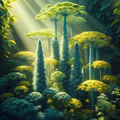 Mammoth Dill growing in a garden