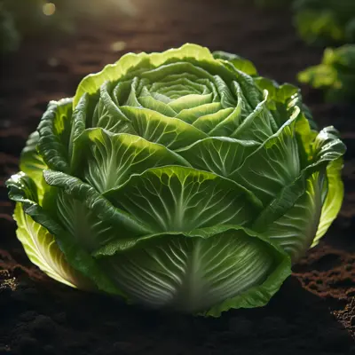 Iceberg growing in a garden