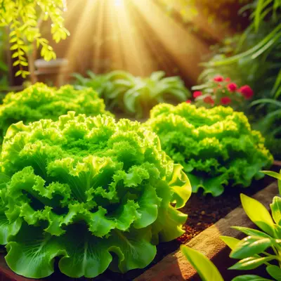 Loose Leaf Green Grand Rapids growing in a garden