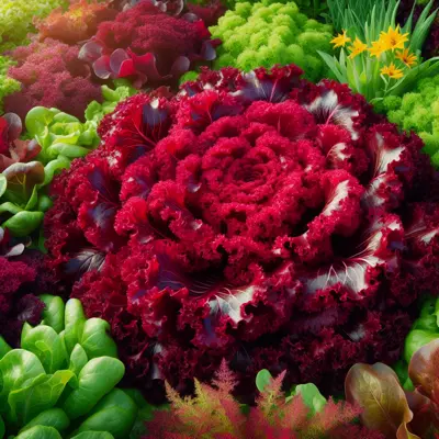 New Red Fire growing in a garden