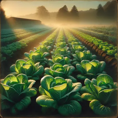 Paris Island Cos growing in a garden