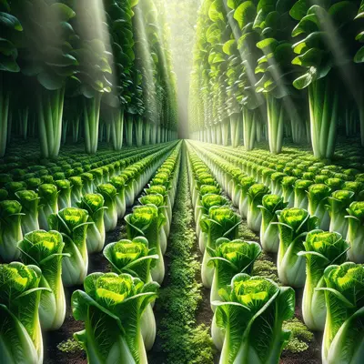 Parris Island Cos growing in a garden