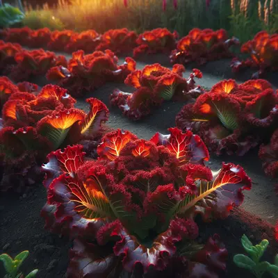 Red Sails growing in a garden