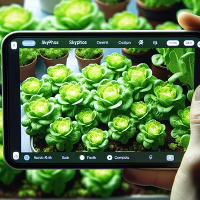 Skyphos growing in a garden