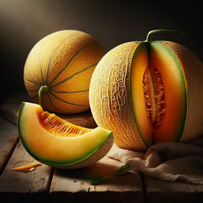 Boule d'Or Charentais growing in a garden