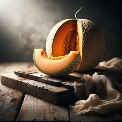 Hale's Best Cantaloupe growing in a garden