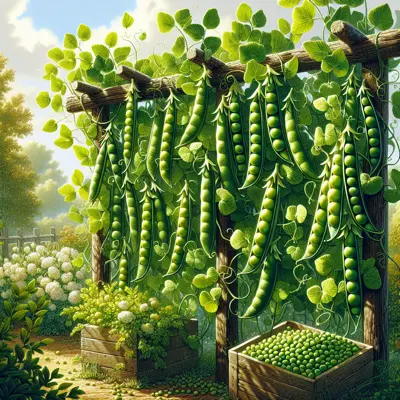 Alderman growing in a garden