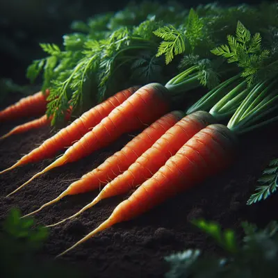 Danvers Half Long Carrot growing in a garden