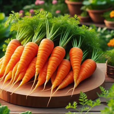 Mokum Carrot growing in a garden