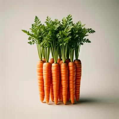 Nelson Carrot growing in a garden