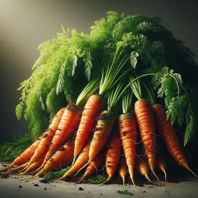 Touchon Carrot growing in a garden