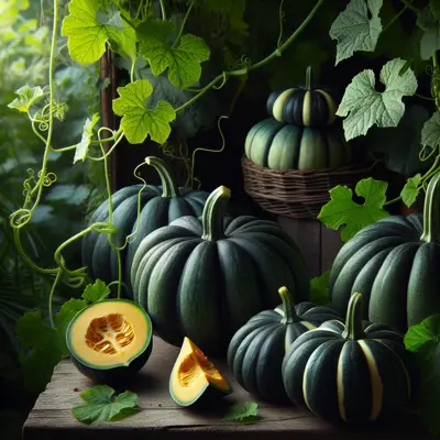 Acorn Squash (Table Queen) plant