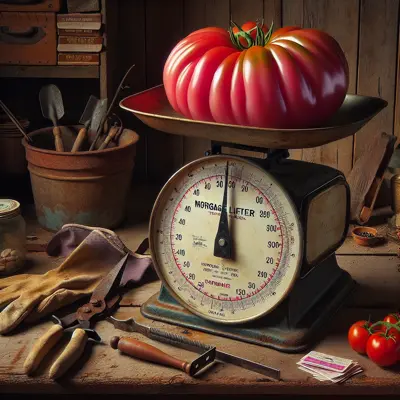 Mortgage Lifter growing in a garden